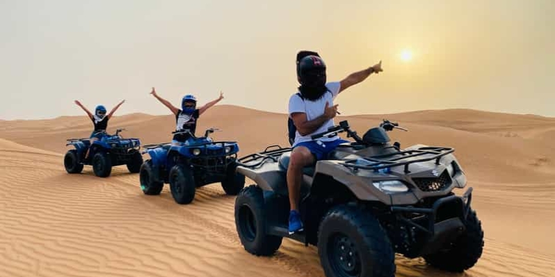 quad bike dubai desert safari