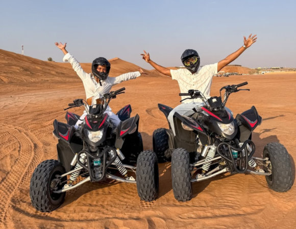 VIP Evening Desert Safari with Quad Bike ATV 250cc