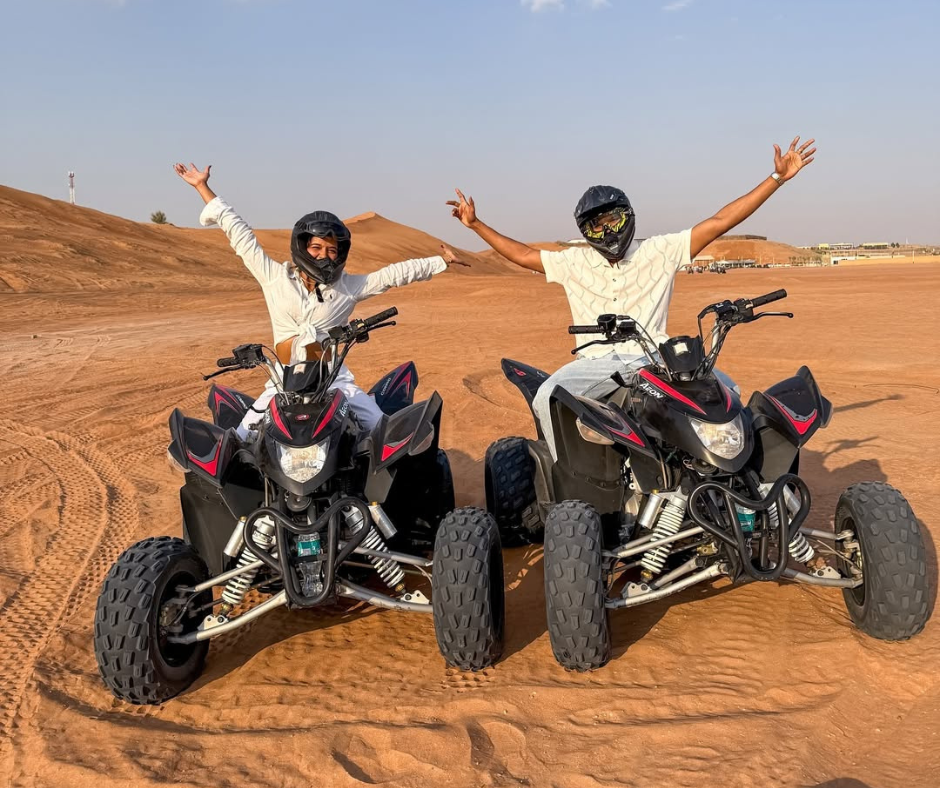 VIP Evening Desert Safari with Quad Bike ATV 250cc